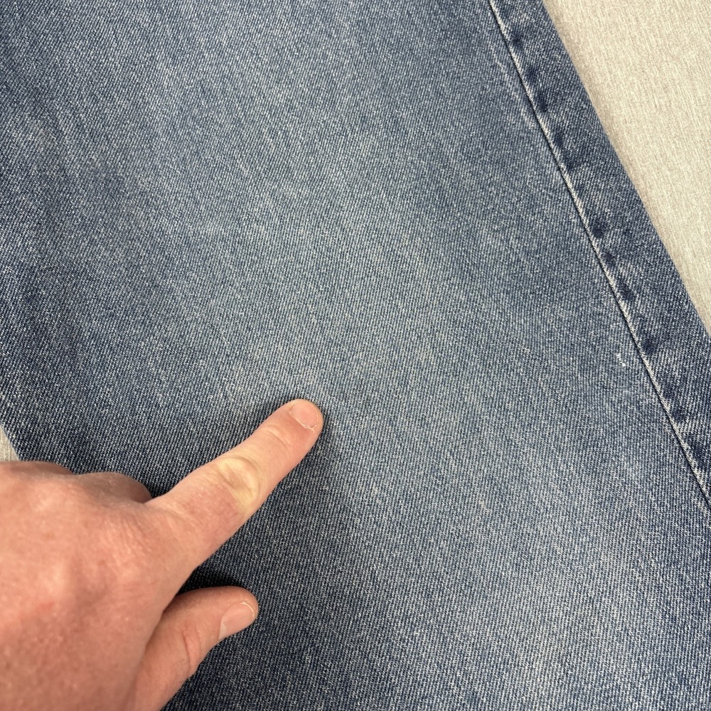 Lee Men Relaxed Fit Straight Leg Blue Denim Jeans Size 41x30.5 - Picture 5 of 12